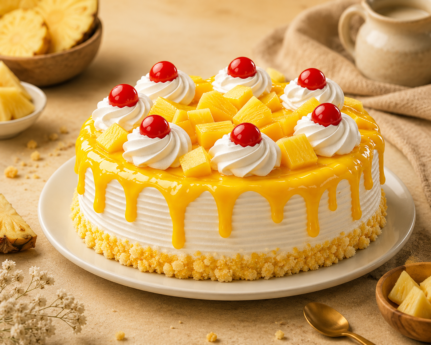 Pineapple Delight Cake